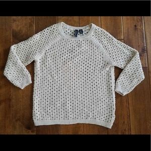 Cynthia Rowley crochet sweater